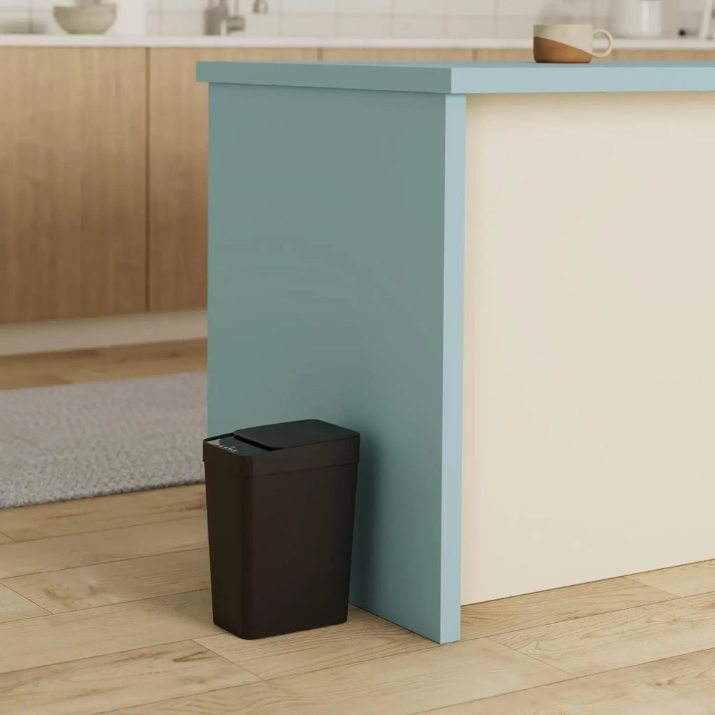 ONEKA Automatic Bathroom Gap Slim Trash Can Motion Sensor-Activated Trash Can with Lid Diaper Smart Trash Bin Kitchen Office