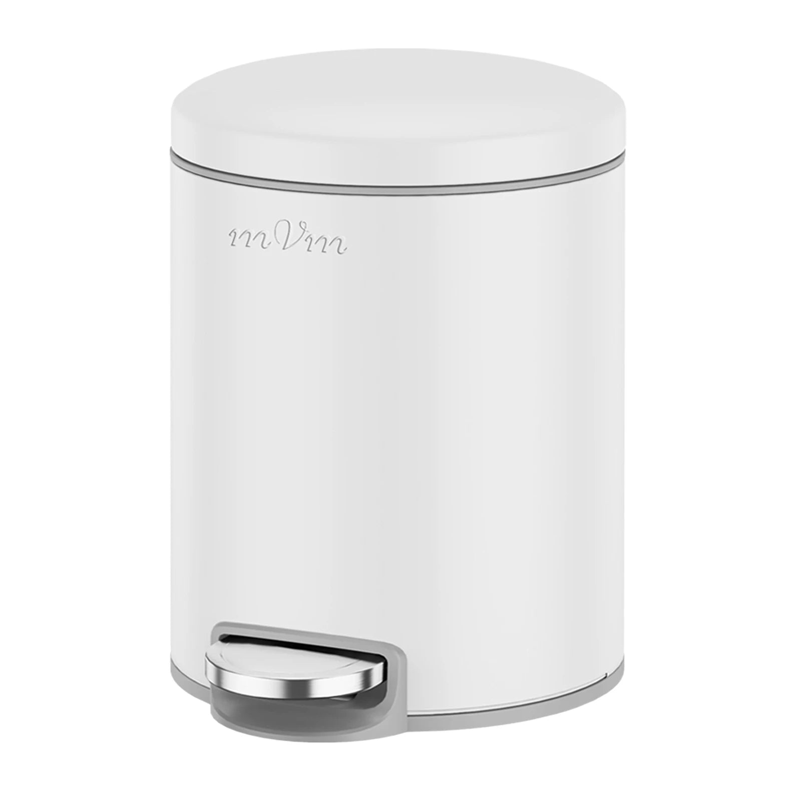 mVm Trash Can Stainless 3/5/12/20/30L Kitchen Step Trash Bin round trash can Stainless lid